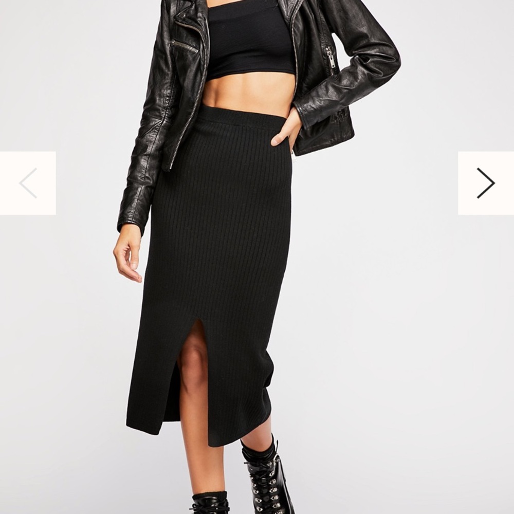FREE PEOPLE MIDI SKIRT